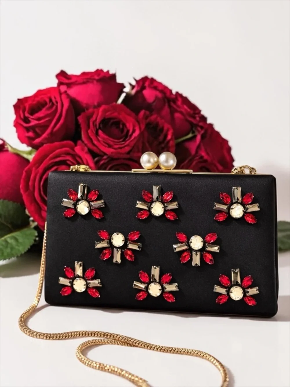 Kate Spade Tiny Emmanuel Crystal Bag - Satin Clutch Is Perfect‎ For Evenings Out